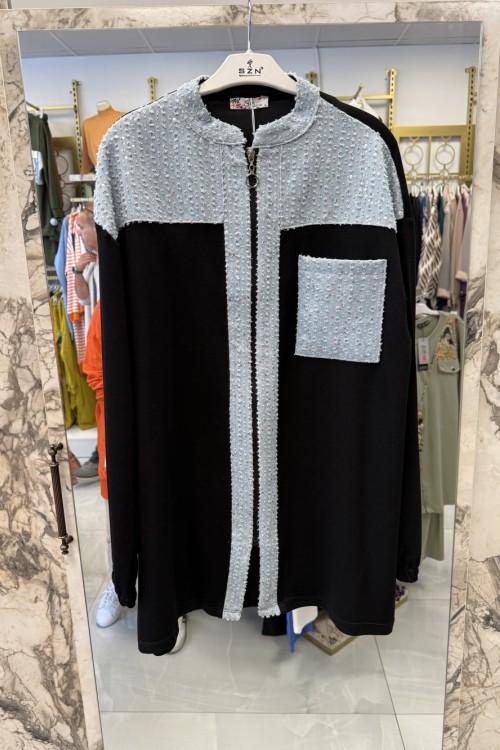 Kot Garnili Kap  Siyah