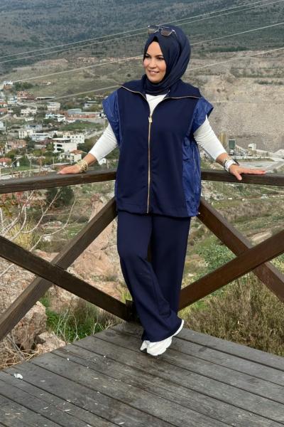 Negro Yelekli Takım Lacivert