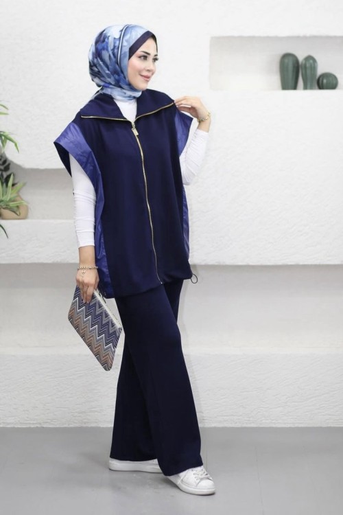 Negro Yelek  Takım  Lacivert