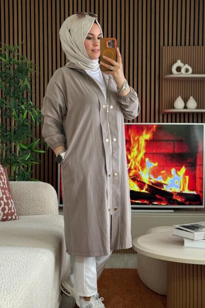 Nisa Tensel Kap Bej  Bej