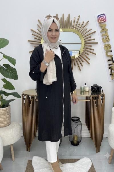 Pelerin Kap  Siyah