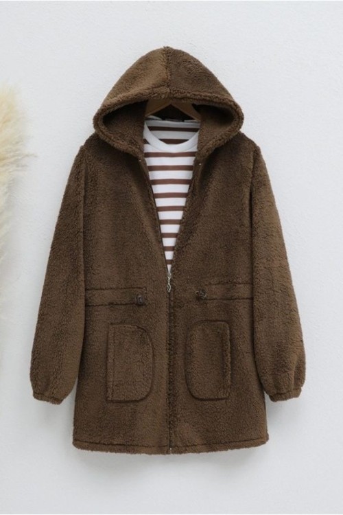 Pelüş Mont Acı Kahve