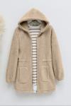 Pelüş Mont Camel