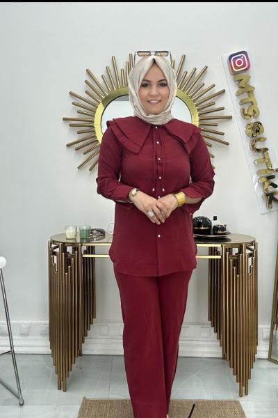 Polen Kelebek Takım Bordo