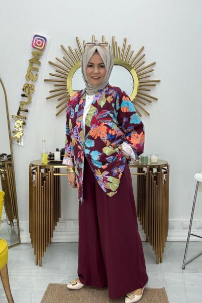 Polen Kimono Takım  Bordo