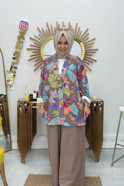 Polen Kimono Takım  Vizon