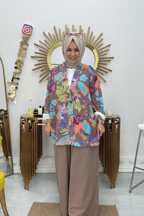 Polen Kimono Takım  Vizon