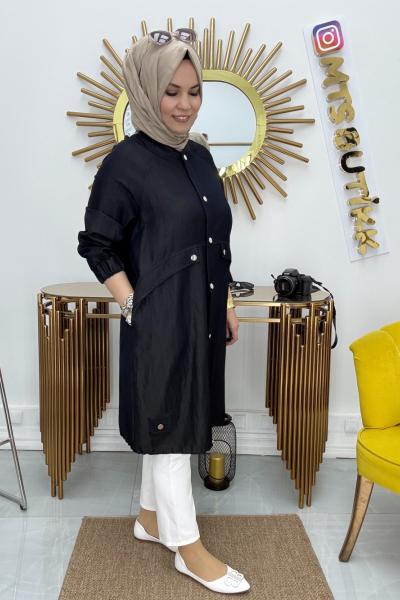 PUANE LİCRALI KAP Siyah