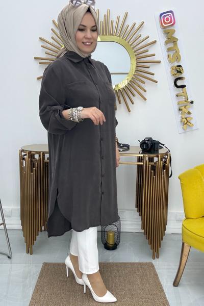 Puanne Ara Boy Gömlek  Kahverengi