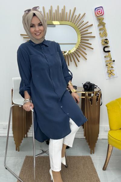 Puanne Ara Boy Gömlek  Nar Lacivert