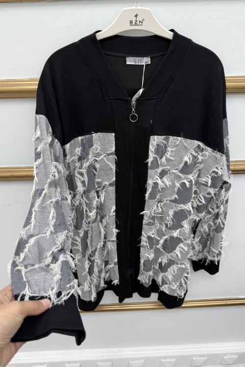 Püsküllü Kap  Siyah