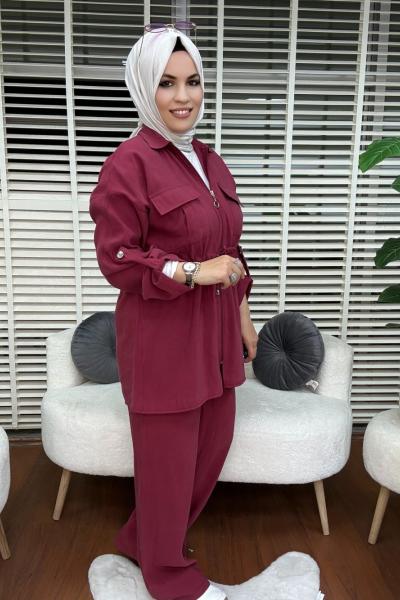 Qaf  Takım  Bordo