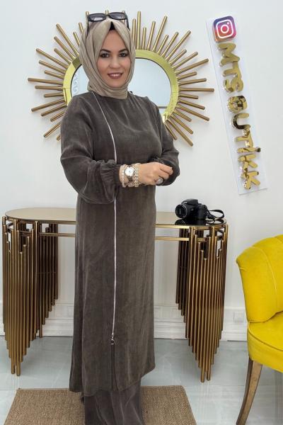 QASHE SİENA TAKIM Kahverengi