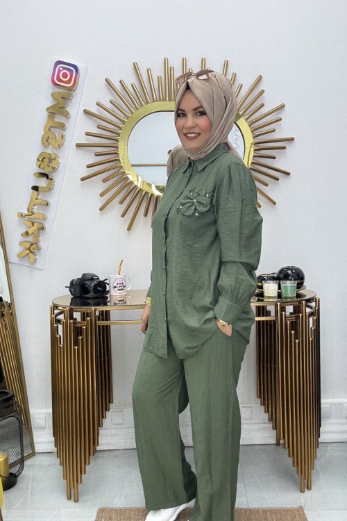 Rukfashion Çilek Haki