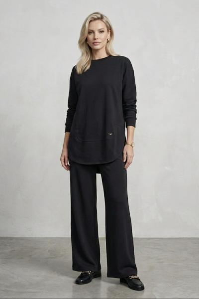 Salaş Takım Broşlu  Siyah