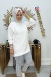 Selvi Tunik  Beyaz