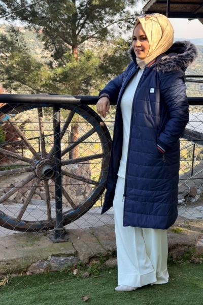 Şişme Mont  Lacivert