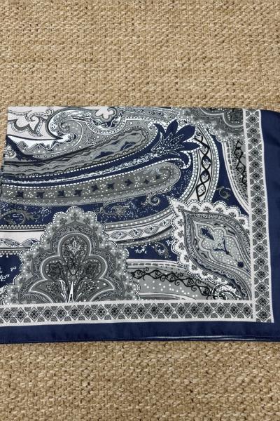 Soft Kumaş Şal  Lacivert