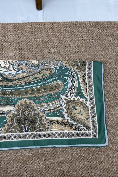 Soft Kumaş Şal  Yeşil