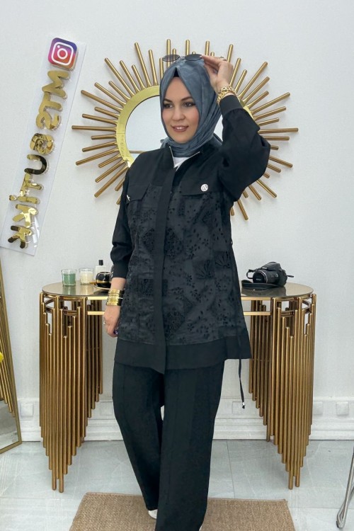 Stella Fisto Kap Takım  Siyah