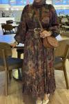 Stella Pinterest Elbise Bordo