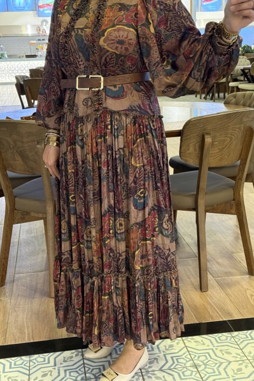 Stella Pinterest Elbise Kahverengi