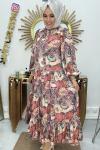 Stella Pinterest Elbise Ekru Pembe