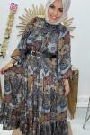 Stella Pinterest Elbise Gri