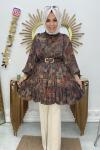 Stella Pinterest Tunik  Kahverengi