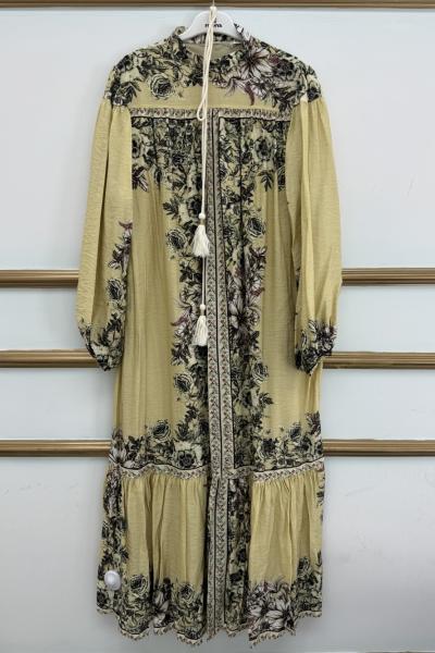 Su Yolu Elbise  Haki