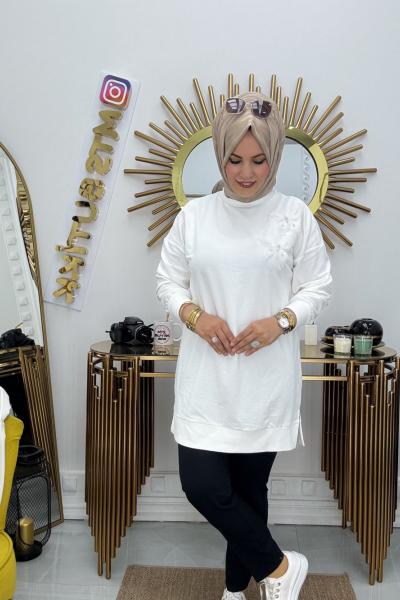 Şüşü Tunik  Beyaz