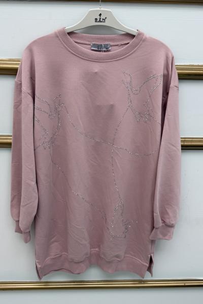 Taşlı Tunik  Pudra