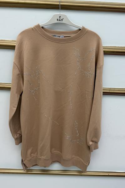 Taşlı Tunik  Camel