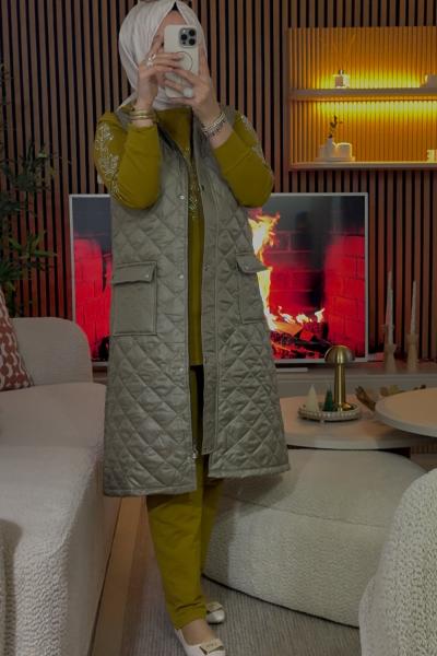 Üçlü Takım  Yağ Yeşili