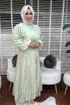 Vual Elbise  Mint Yeşili
