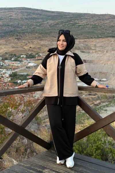 Vual Takım  Vizon Siyah