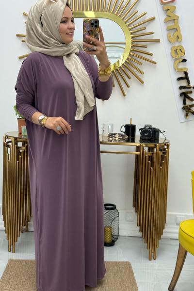 Yarasa Kol Elbise Gül