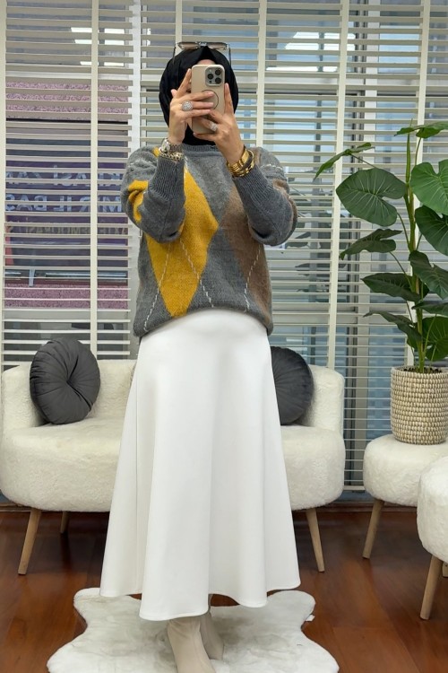 Yün Kazak Hardal Kemik