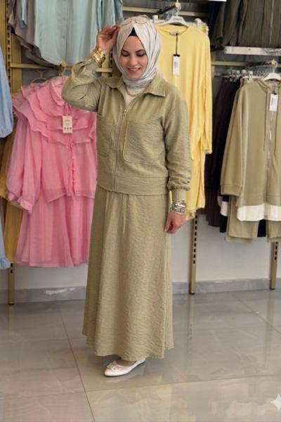 Zerde Çıt Çıt Takım  Mint Yeşili